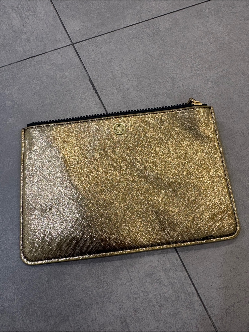 lululemon athletica Metallic Gold bag